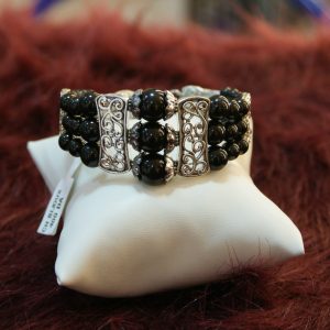 Bracelet perles noir